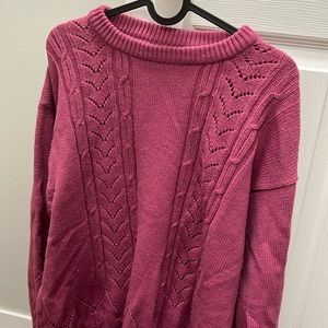 Vintage cable knit sweater